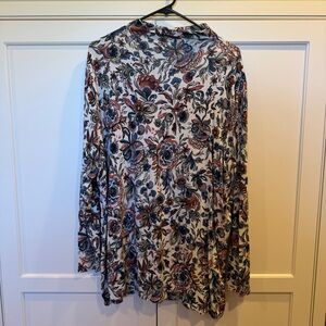 MT Vibrant Floral Patterned Top